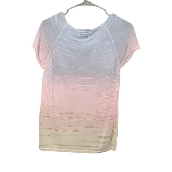 Escada Scoop Neck Italy Sunset Tee Size 44/L - Picture 2 of 4